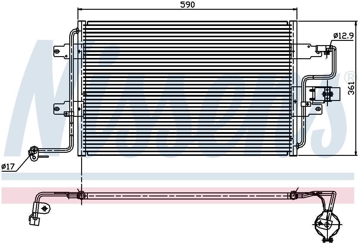 Nissens A/C Condenser