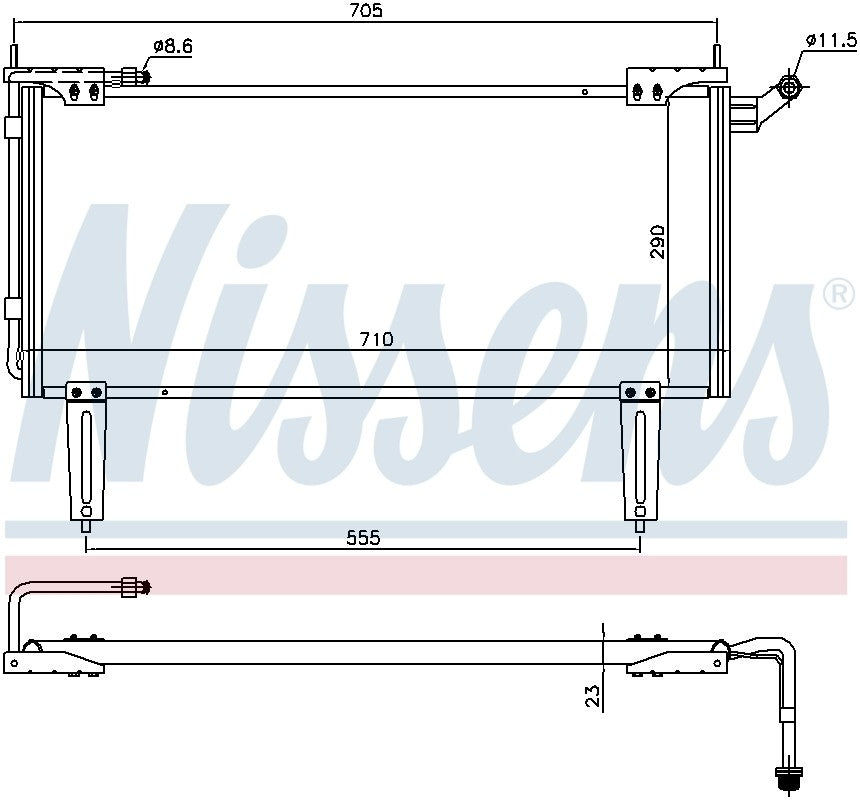 Nissens A/C Condenser