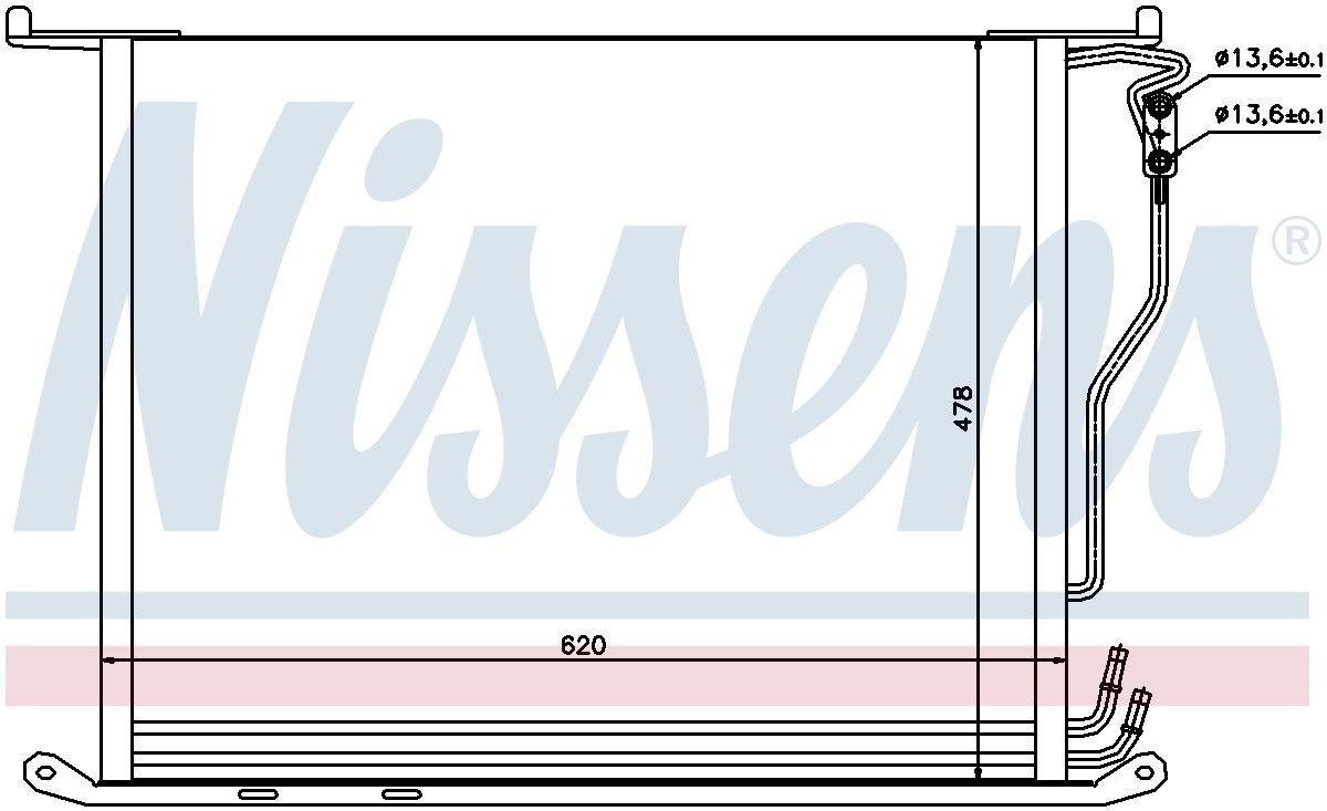 Nissens A/C Condenser