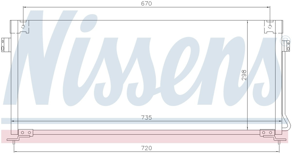 Nissens A/C Condenser 94507