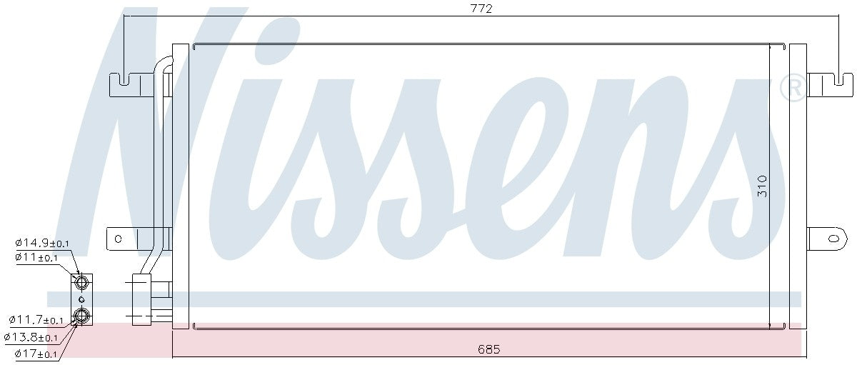 Nissens A/C Condenser