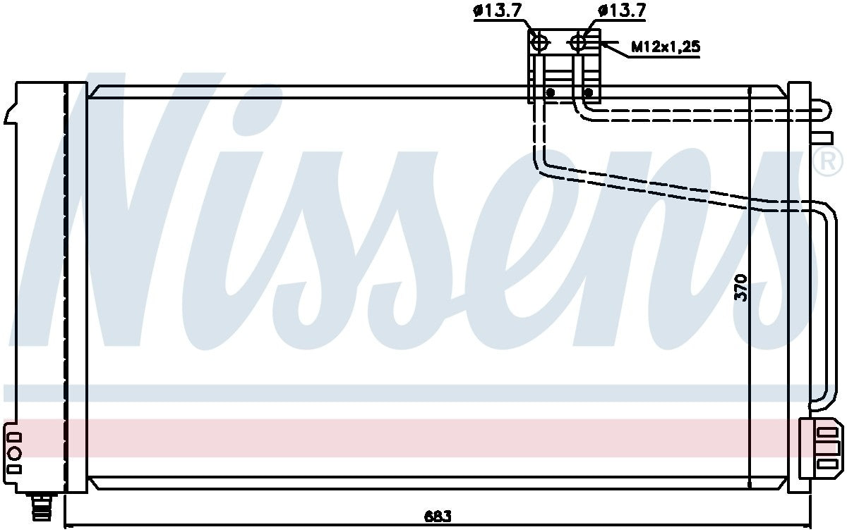 Nissens A/C Condenser