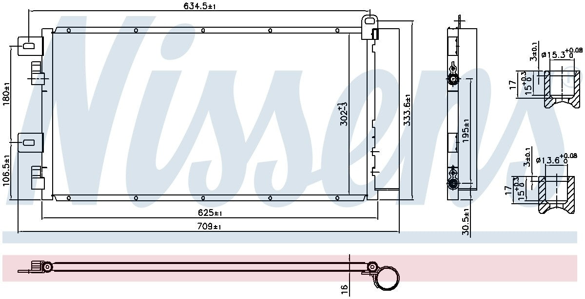 Nissens A/C Condenser