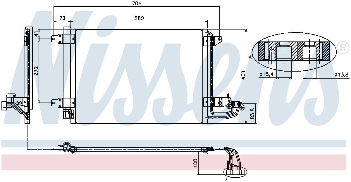 Nissens A/C Condenser