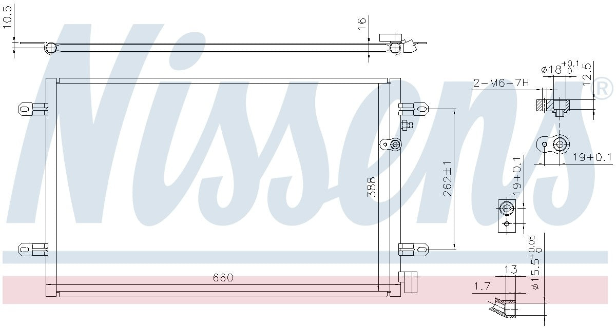 Nissens A/C Condenser