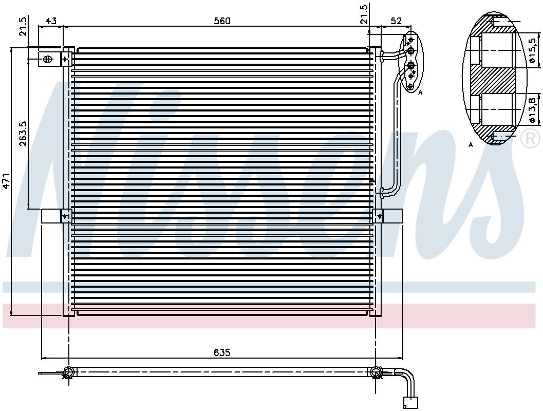 Nissens A/C Condenser