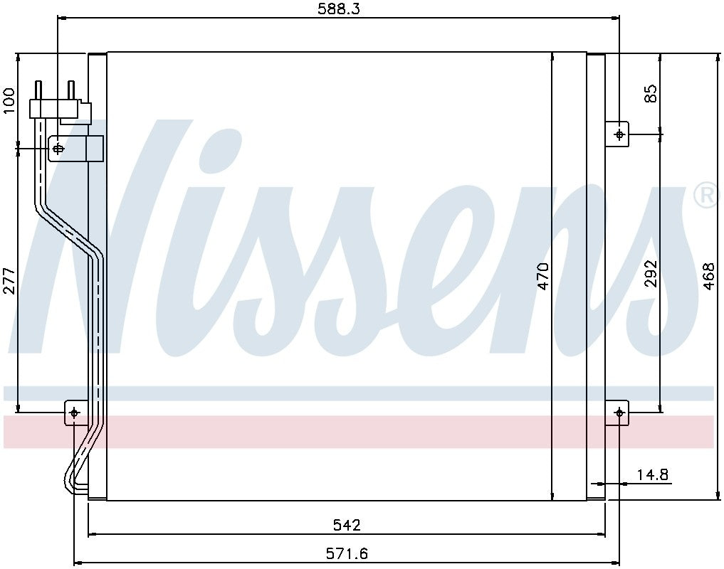 Nissens A/C Condenser 94773