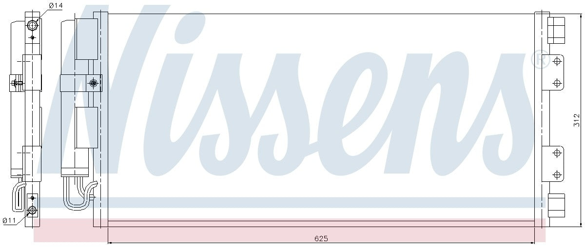 Nissens A/C Condenser