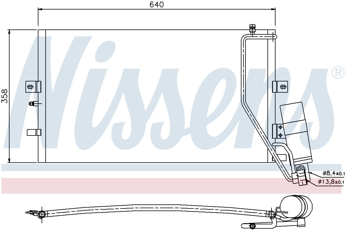 Nissens A/C Condenser