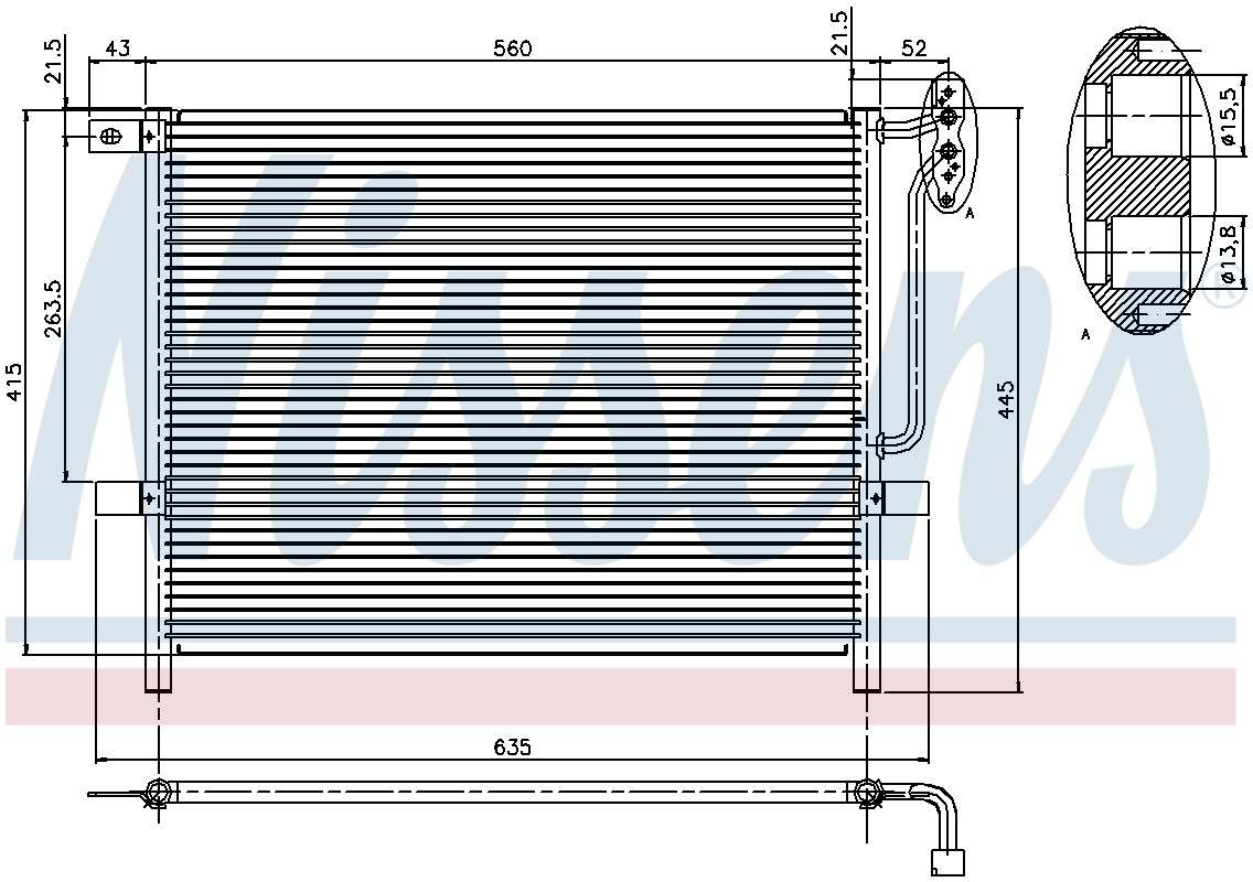 Nissens A/C Condenser
