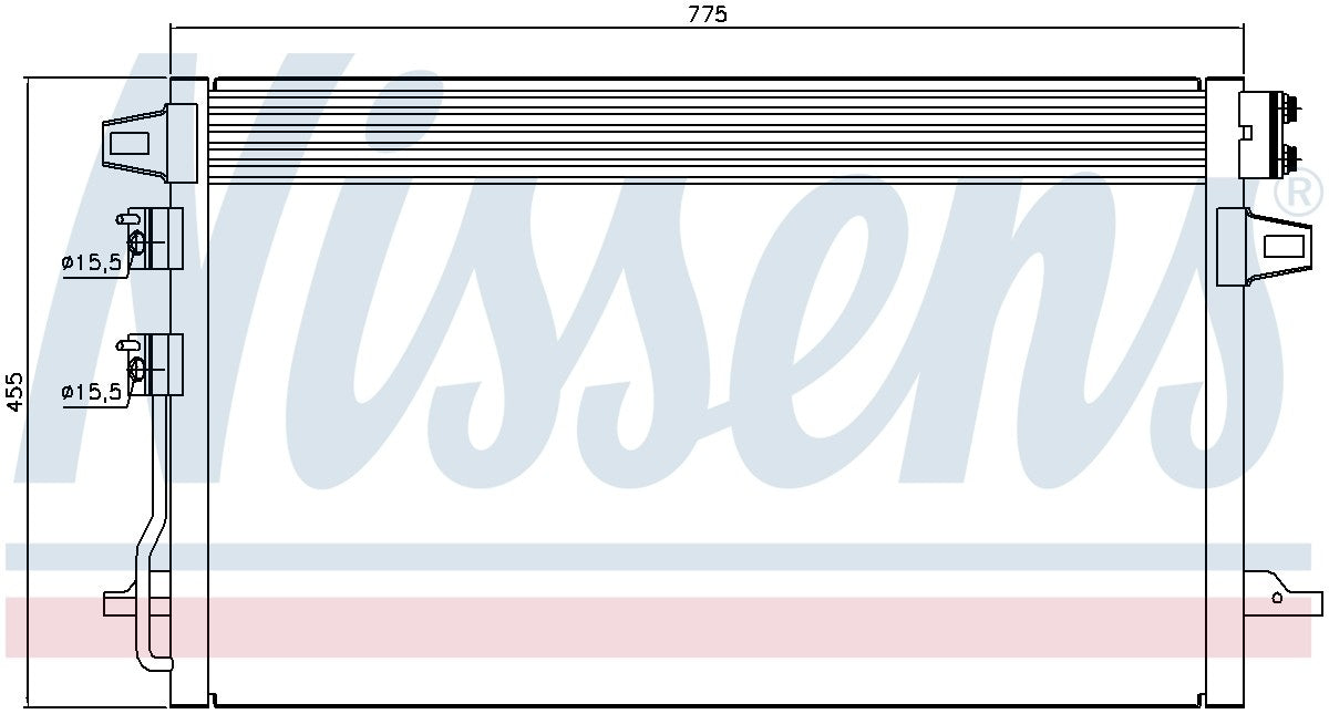 Nissens A/C Condenser 94929
