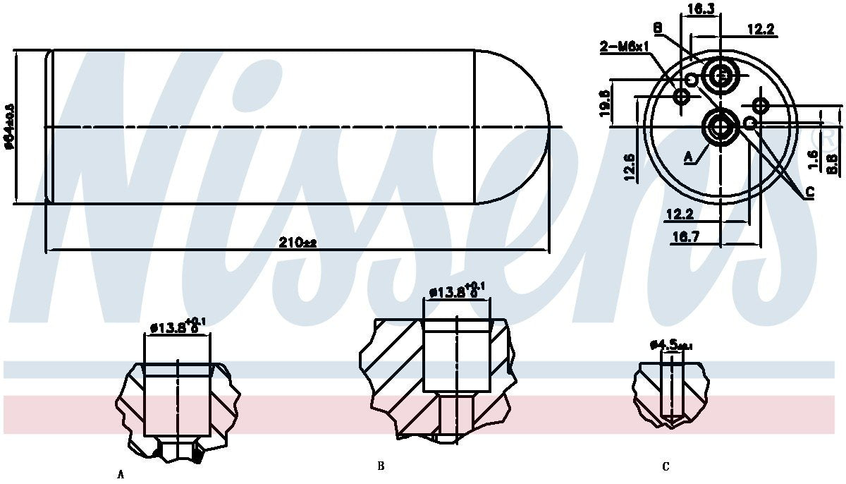 Nissens A/C Receiver Drier 95231