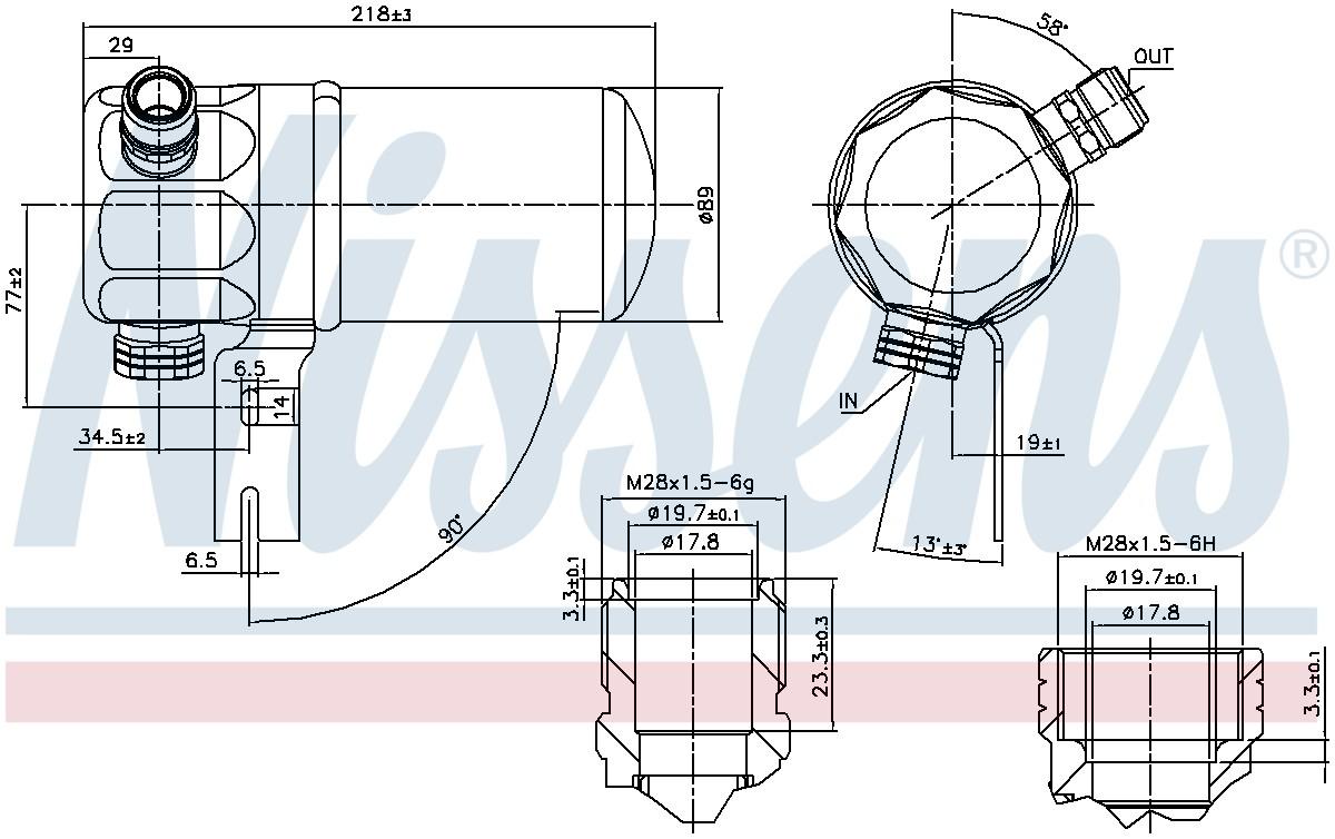 Nissens A/C Receiver Drier