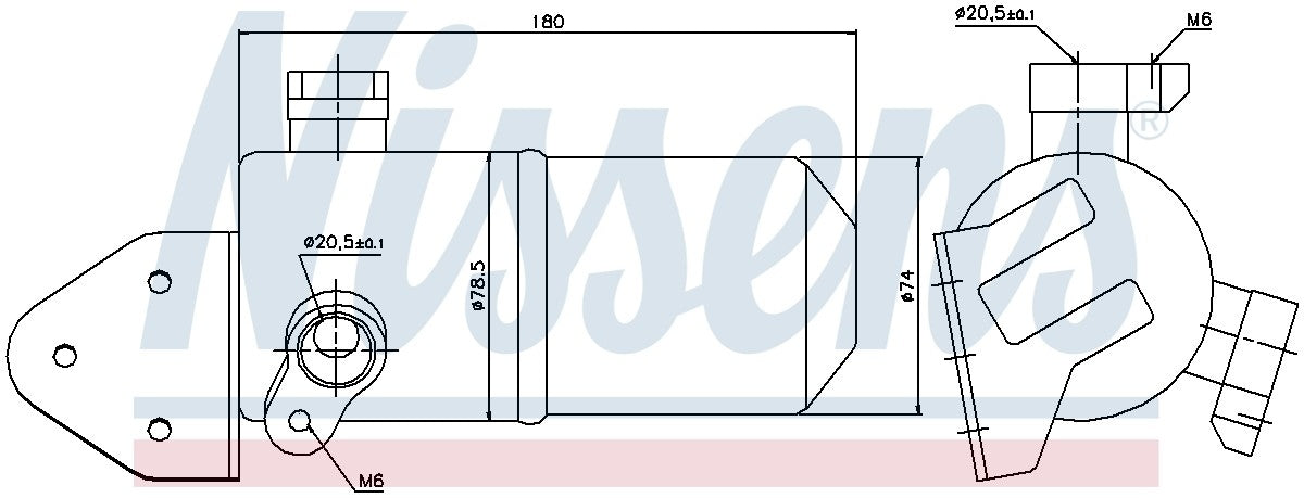 Nissens A/C Receiver Drier