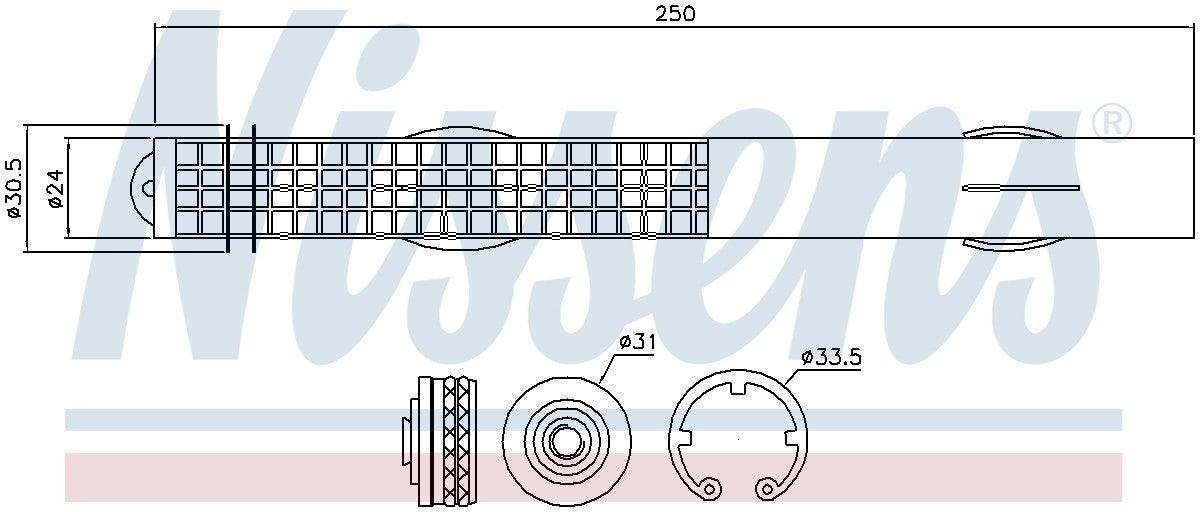 Nissens A/C Receiver Drier 95467