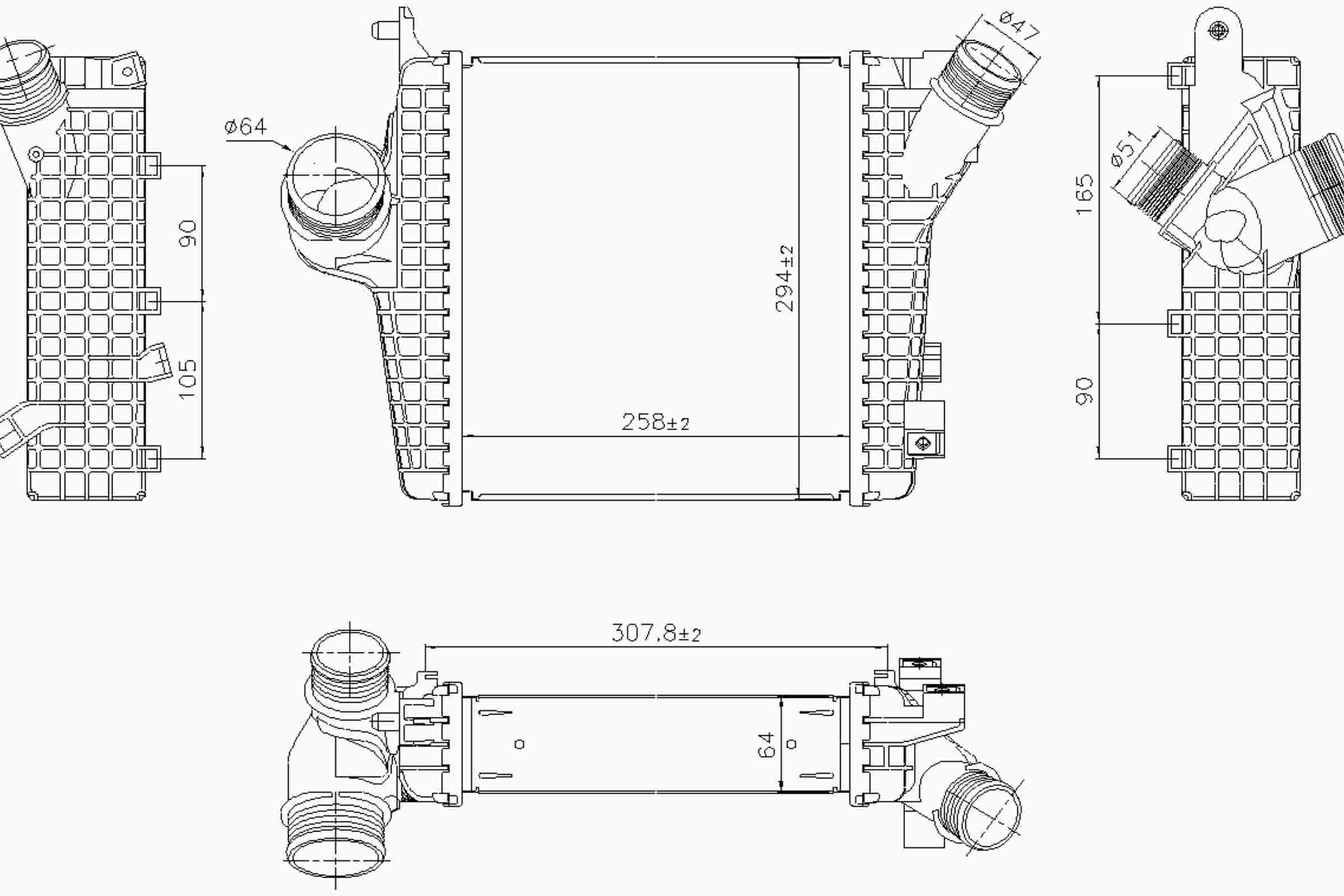Nissens Intercooler 961305