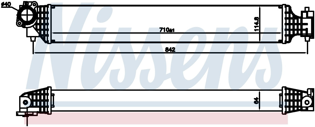 Nissens Intercooler 961527