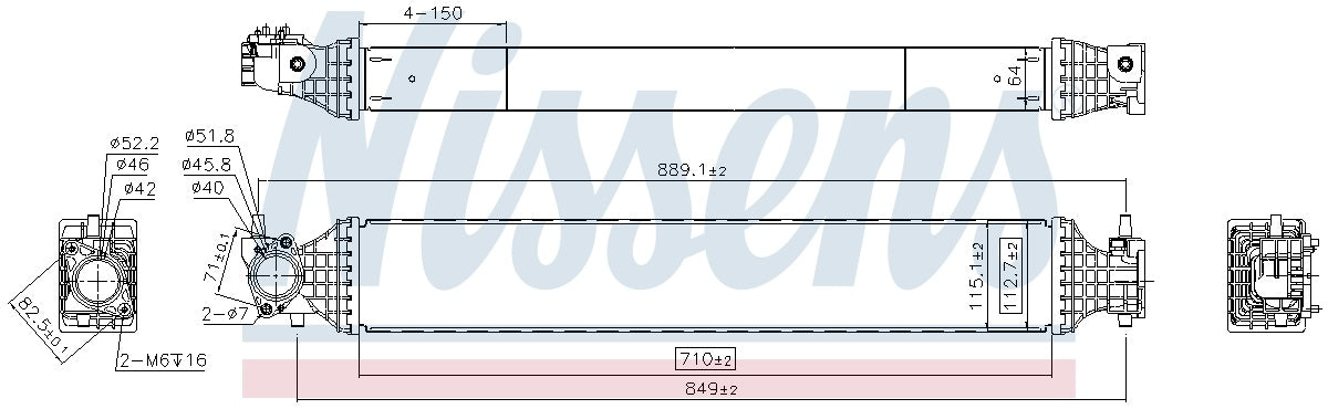 Nissens Intercooler 961542