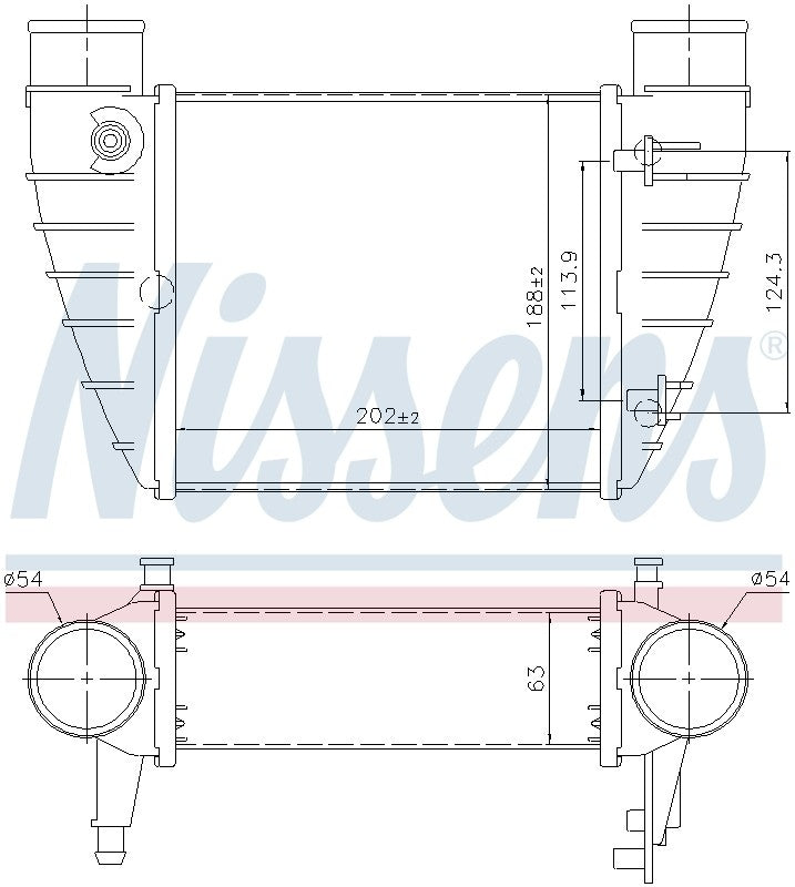 Nissens Intercooler 96426