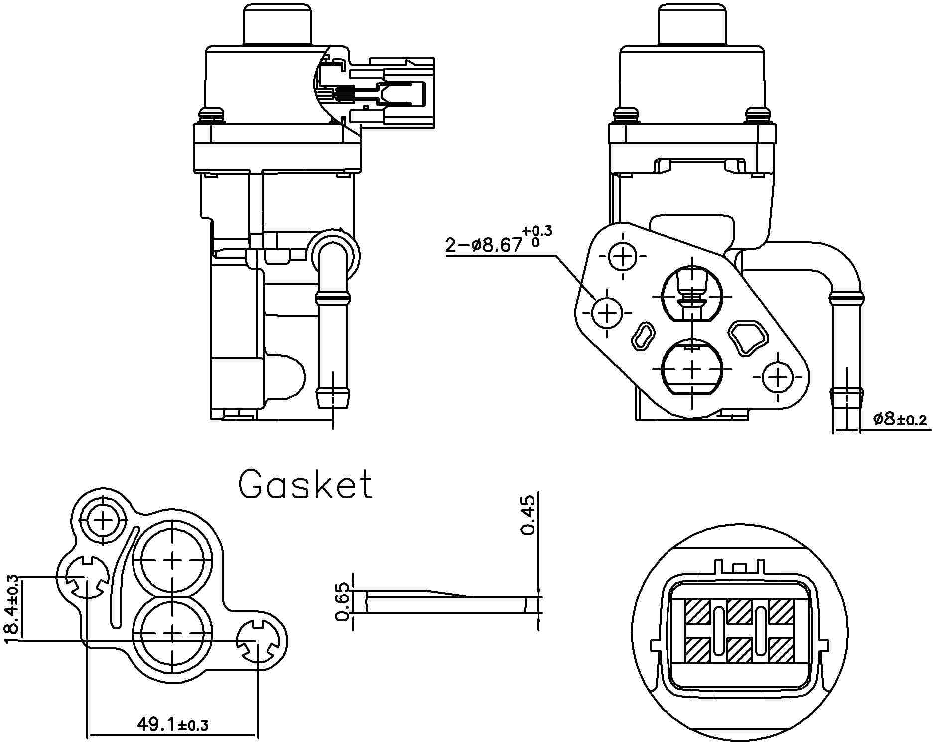 Nissens Exhaust Gas Recirculation (EGR) Valve 98168