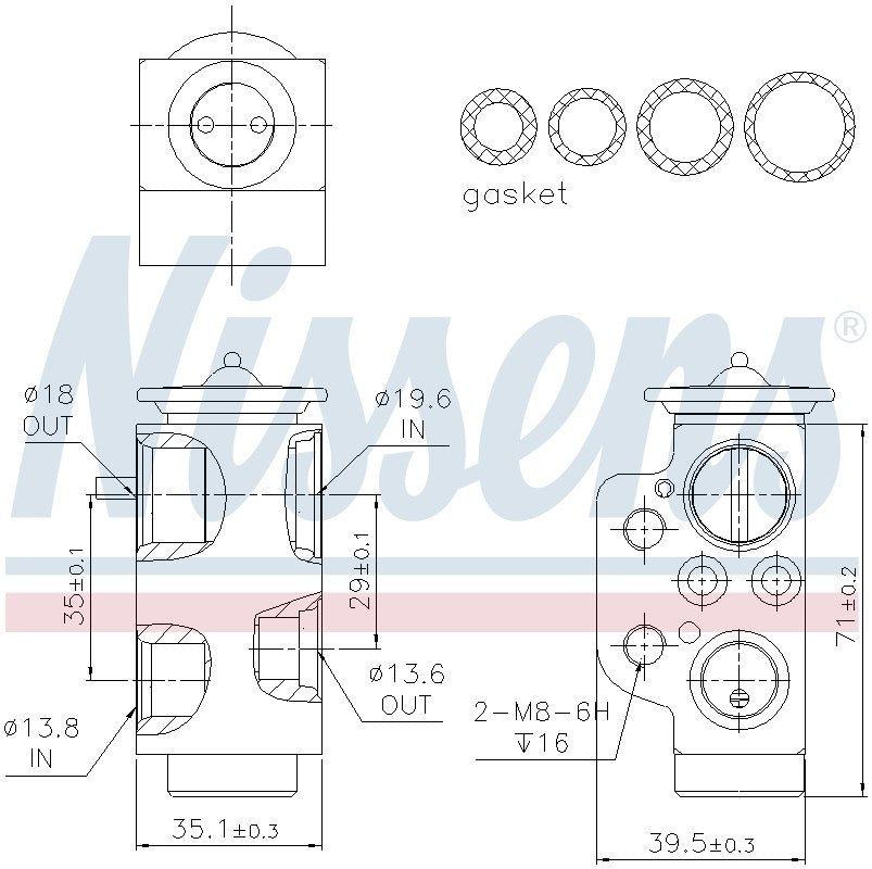 Nissens A/C Expansion Valve 999319