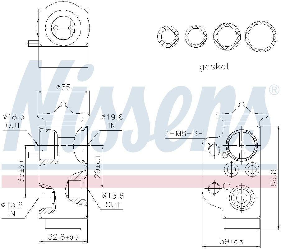 Nissens A/C Expansion Valve 999320