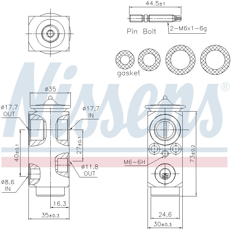 Nissens A/C Expansion Valve 999364