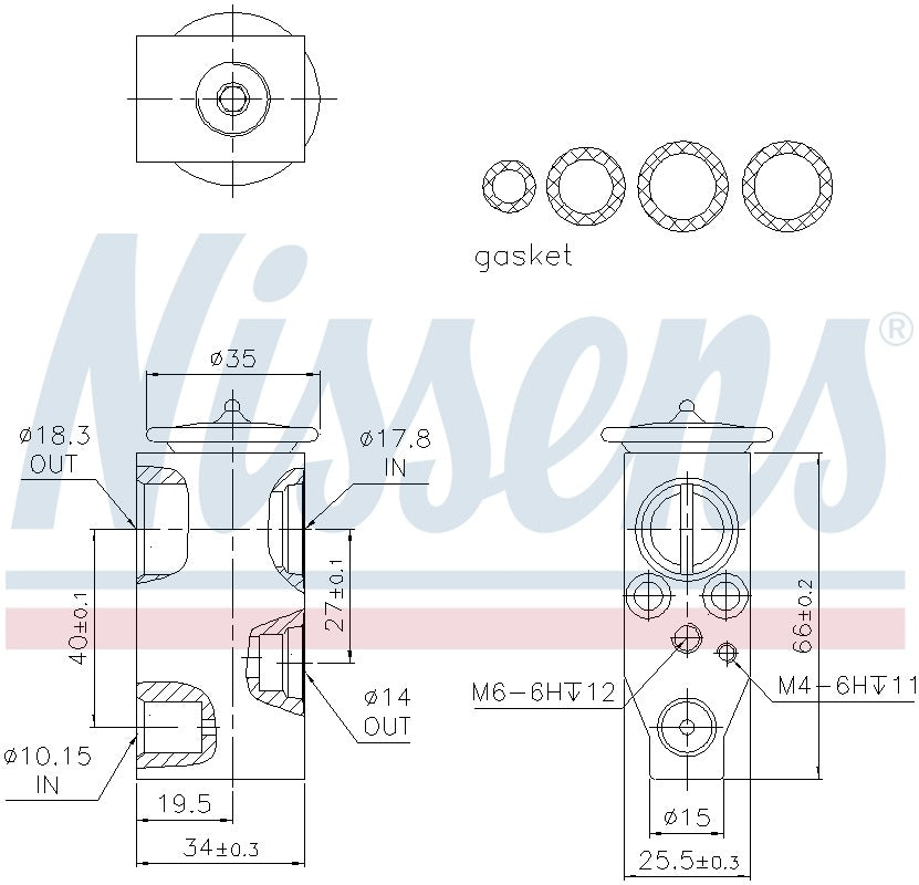 Nissens A/C Expansion Valve 999366
