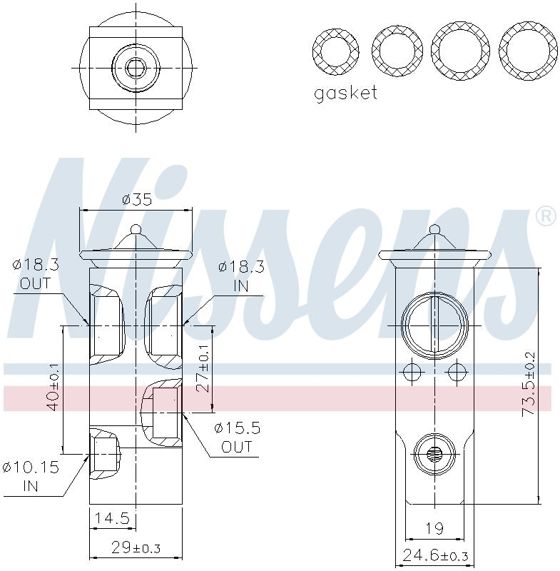 Nissens A/C Expansion Valve 999388