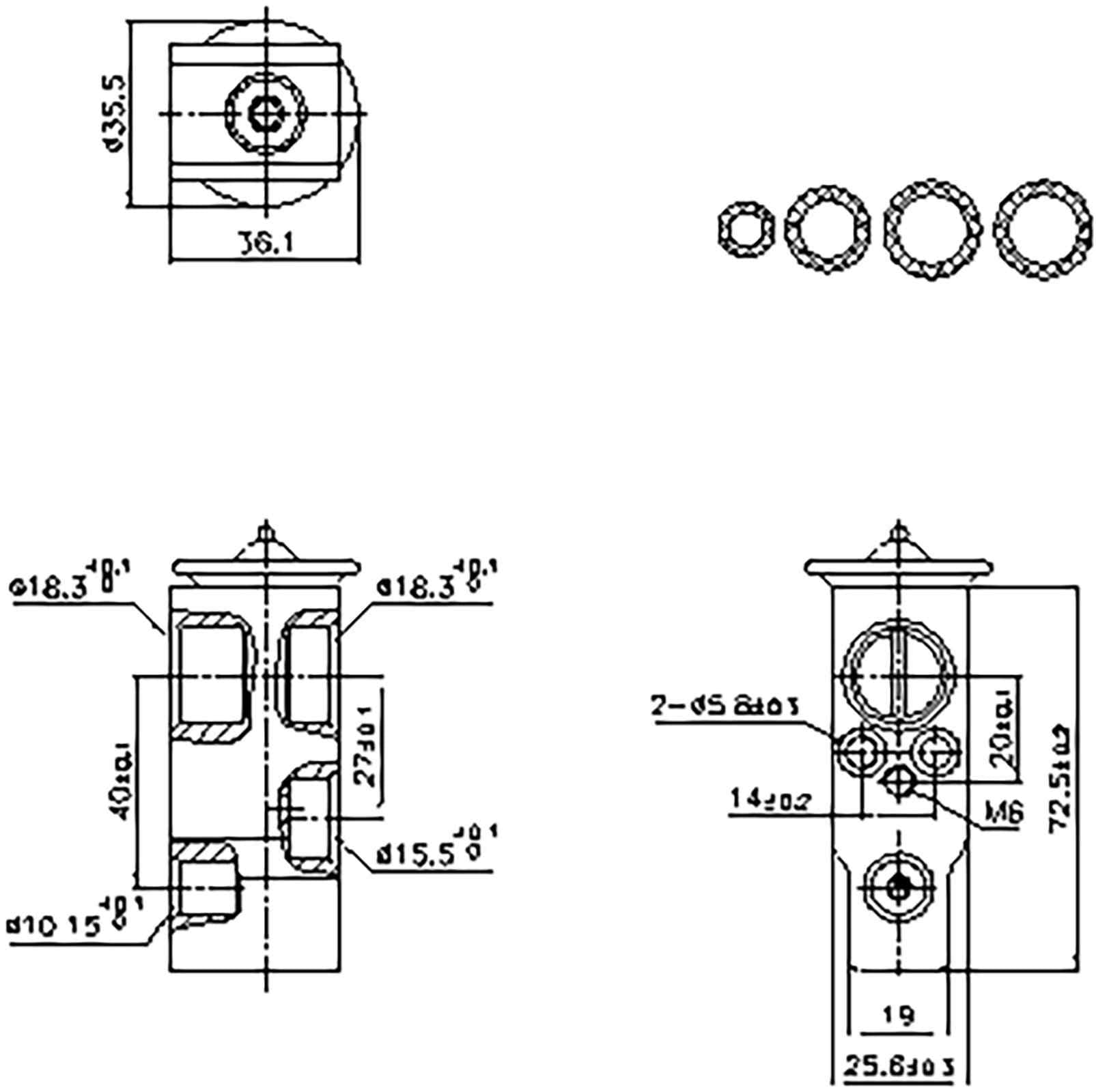 Nissens A/C Expansion Valve 999455