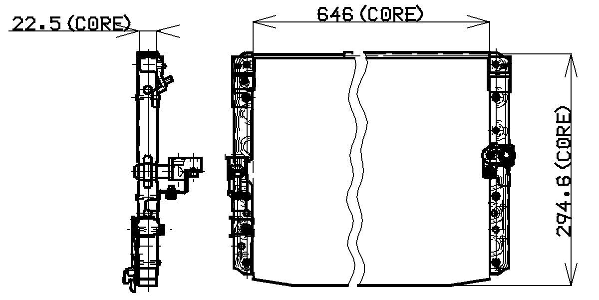 DENSO Auto Parts A/C Condenser 477-0102