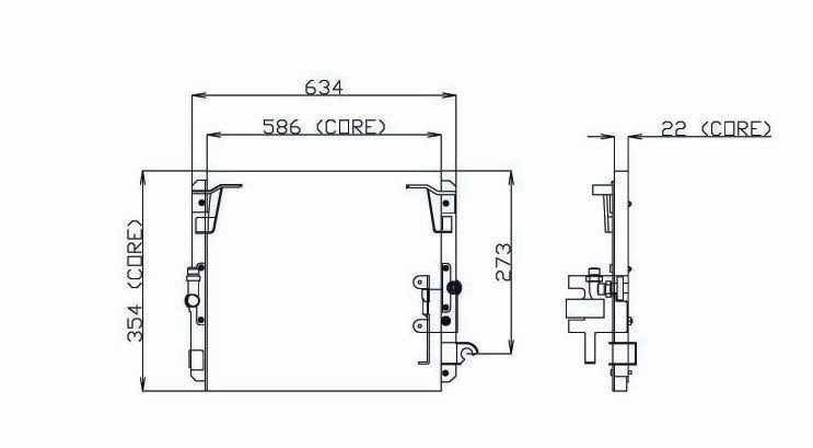 DENSO Auto Parts A/C Condenser 477-0138