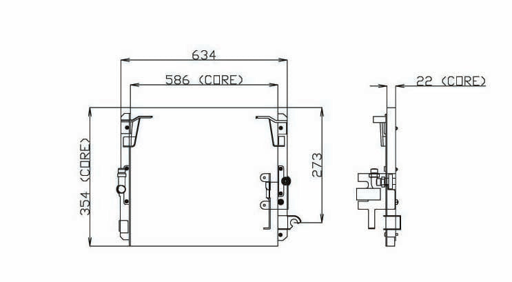 DENSO Auto Parts A/C Condenser 477-0138