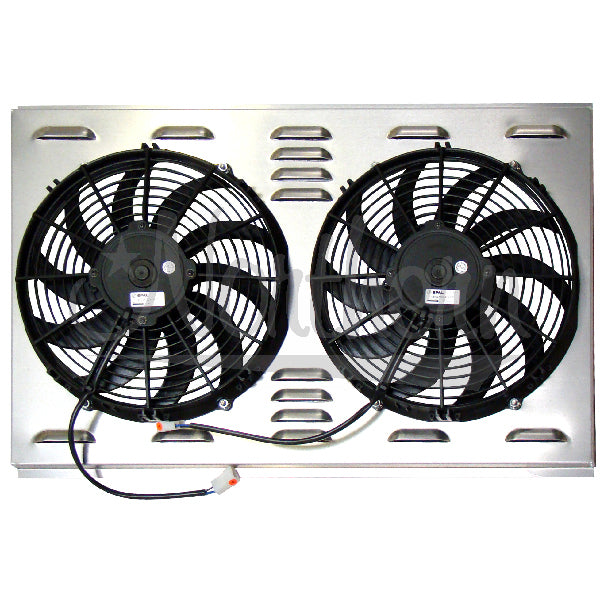 Northern Radiator Dual 12in Fans w/Shroud Fans Cooling Fans - Electric main image