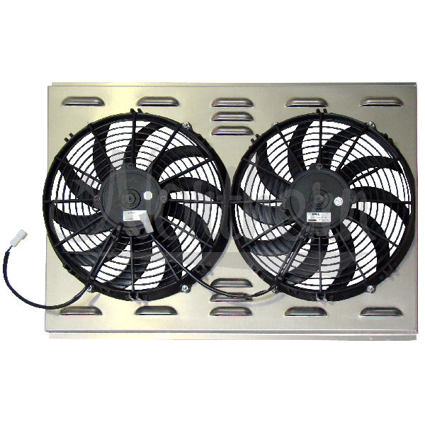 Northern Radiator Dual 12in Fans w/Shroud Fans Cooling Fans - Electric main image