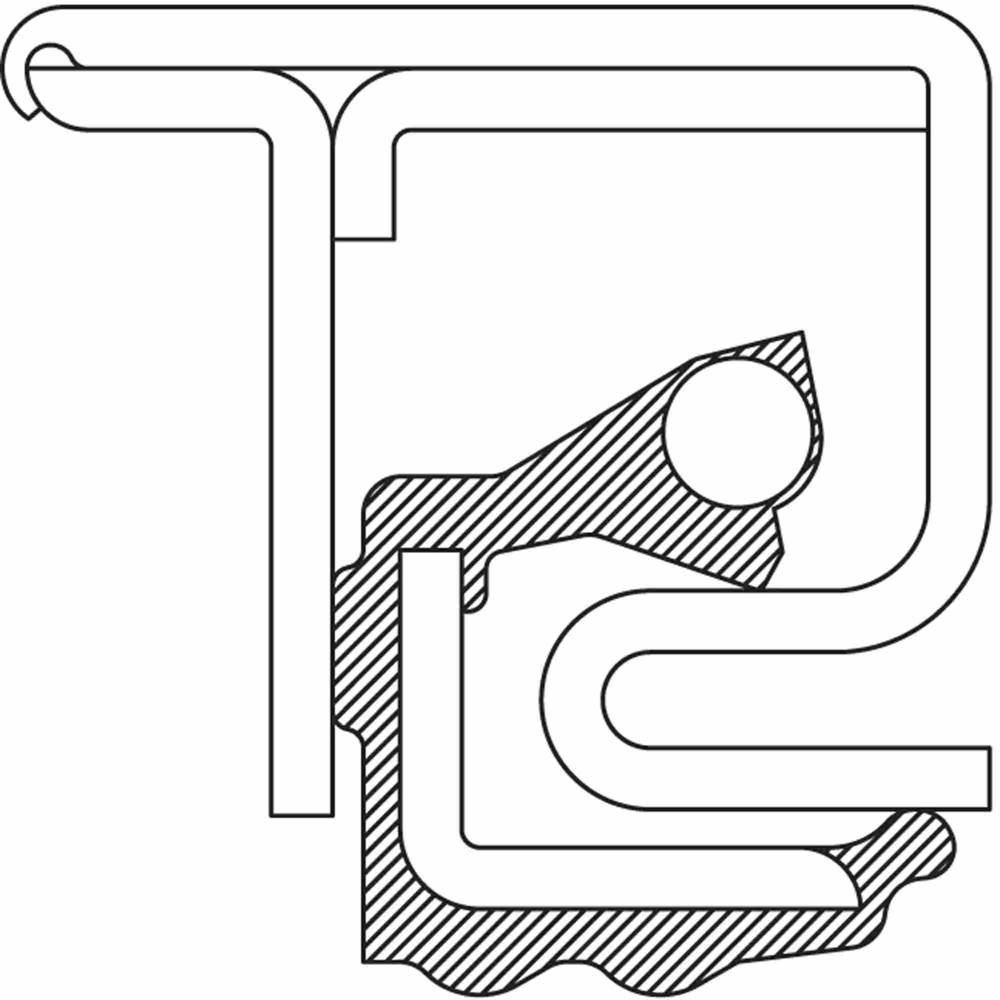 National Wheel Seal 370028A