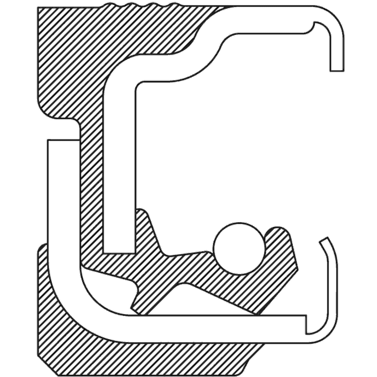 National Wheel Seal 370219A