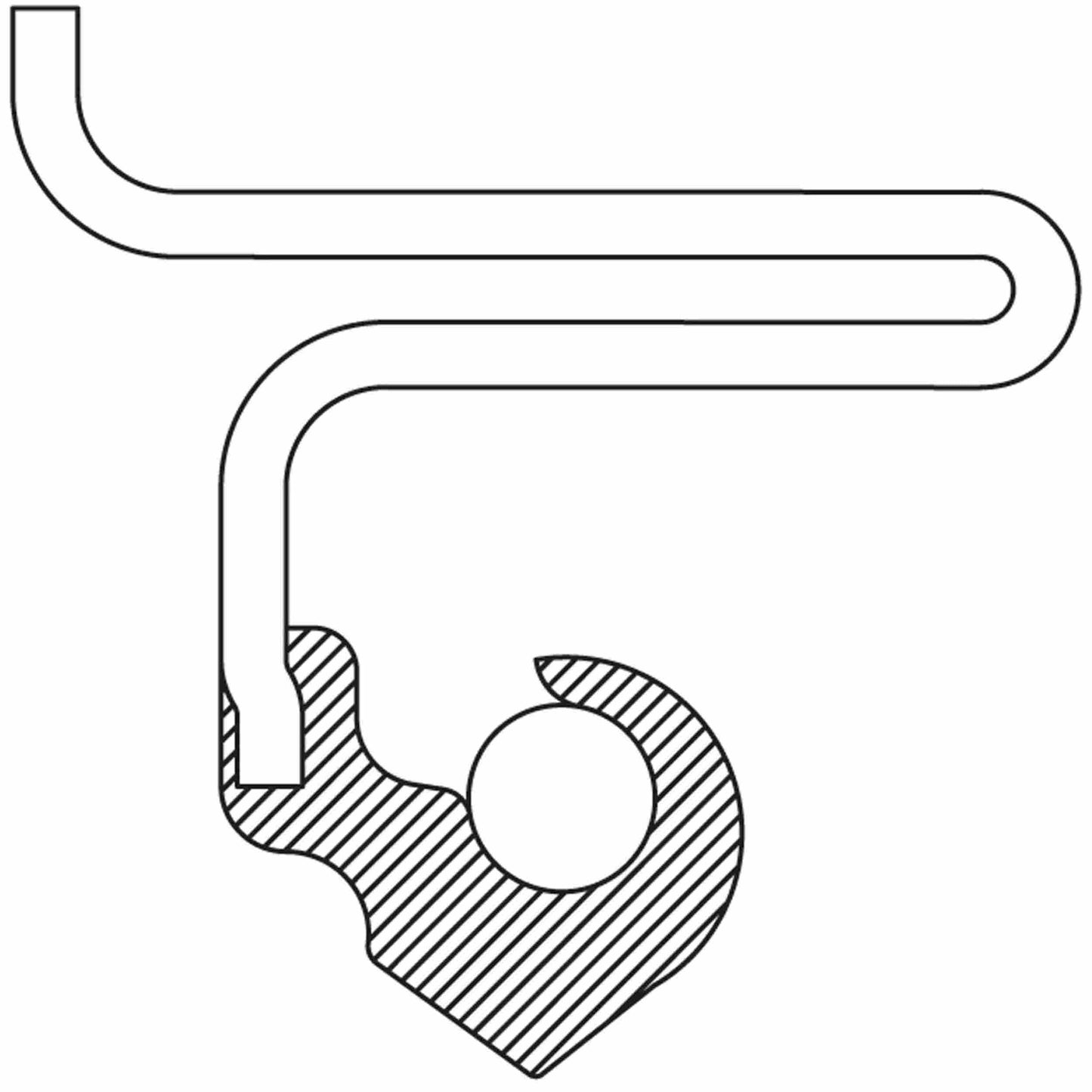 National Automatic Transmission Torque Converter Seal 4072N
