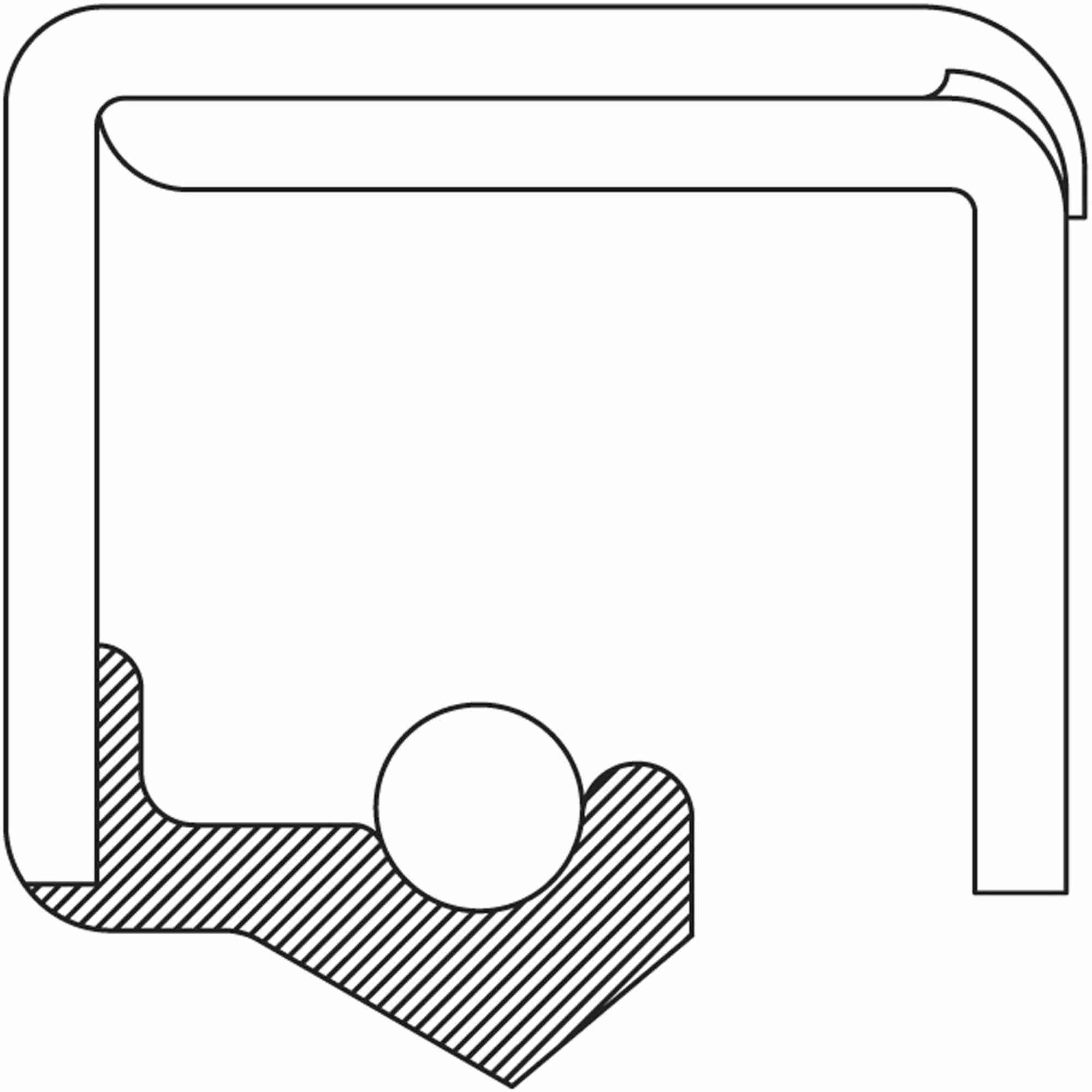 National Manual Transmission Output Shaft Seal 450519