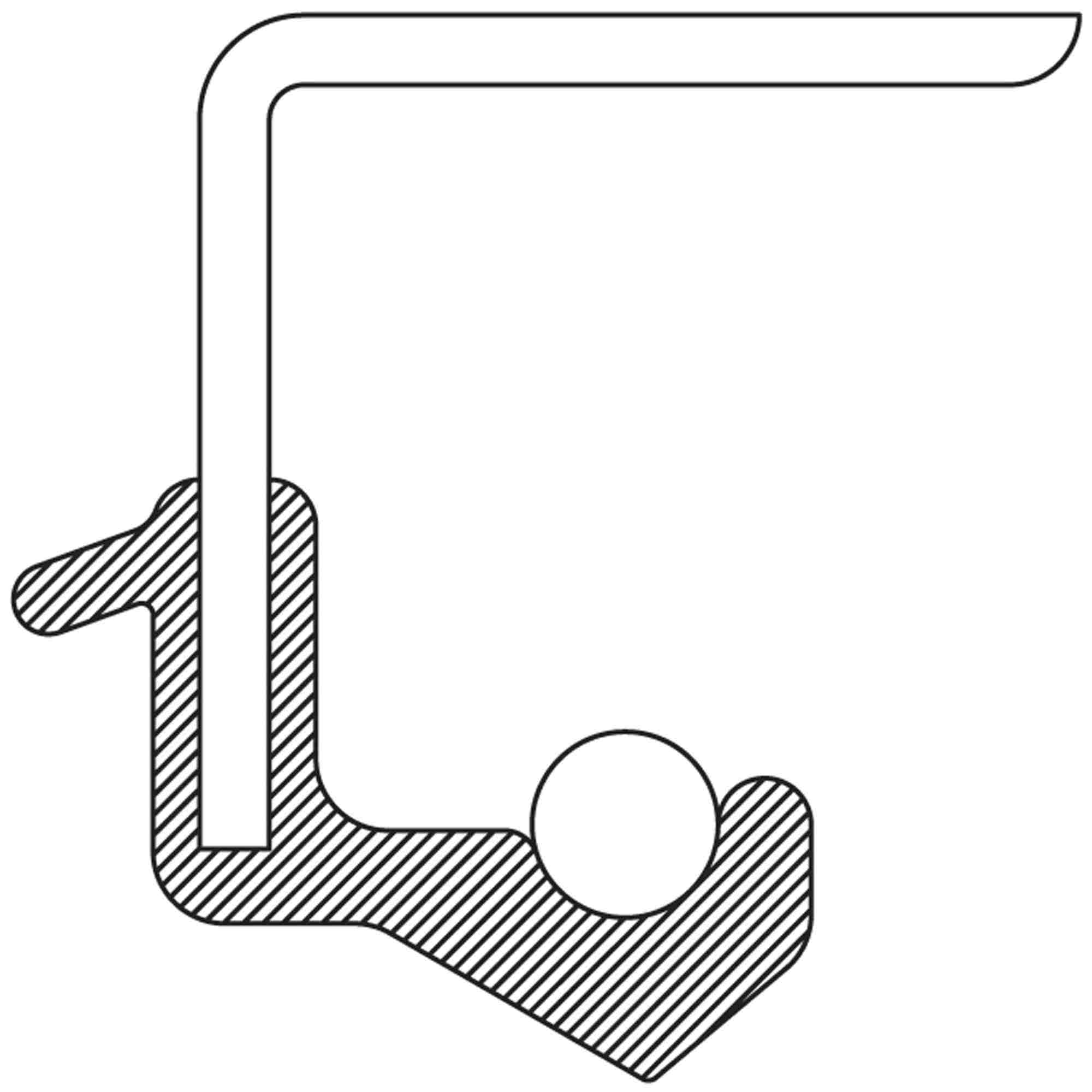 National Manual Transmission Input Shaft Seal 9376