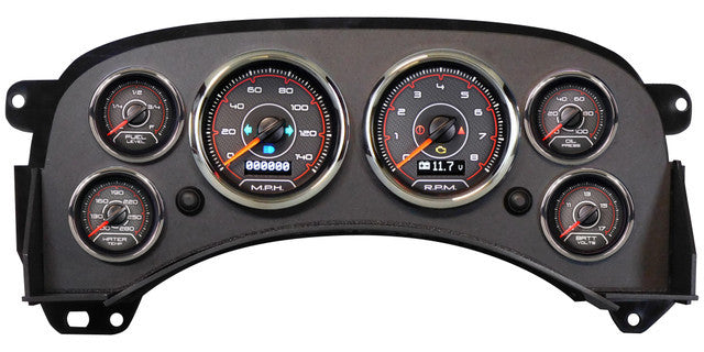 NEW VINTAGE USA Gauge Kit GM Truck 99-06 CFR Red Gauges and Accessories Gauge Kits main image