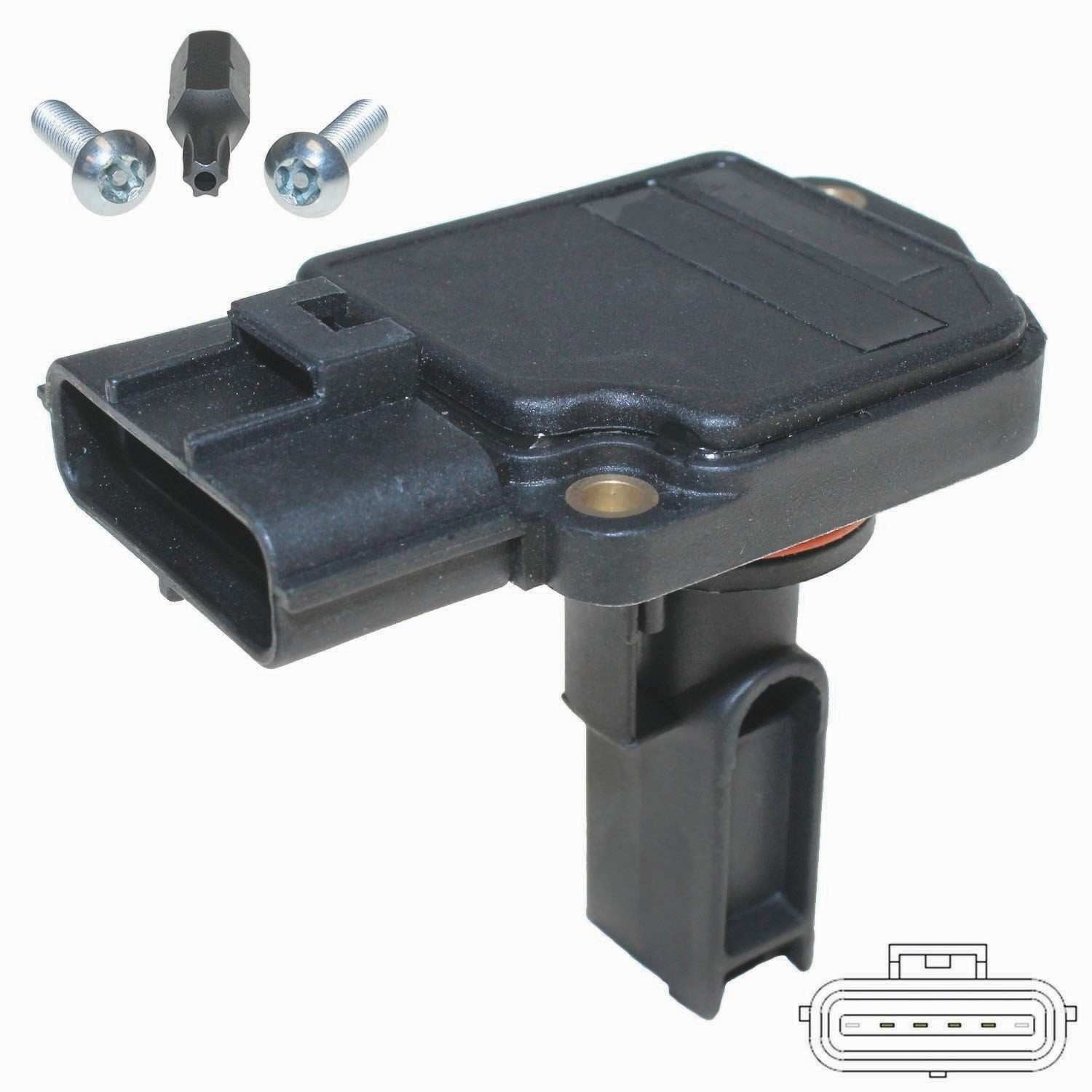 Walker Products Mass Air Flow Sensor 245-1151