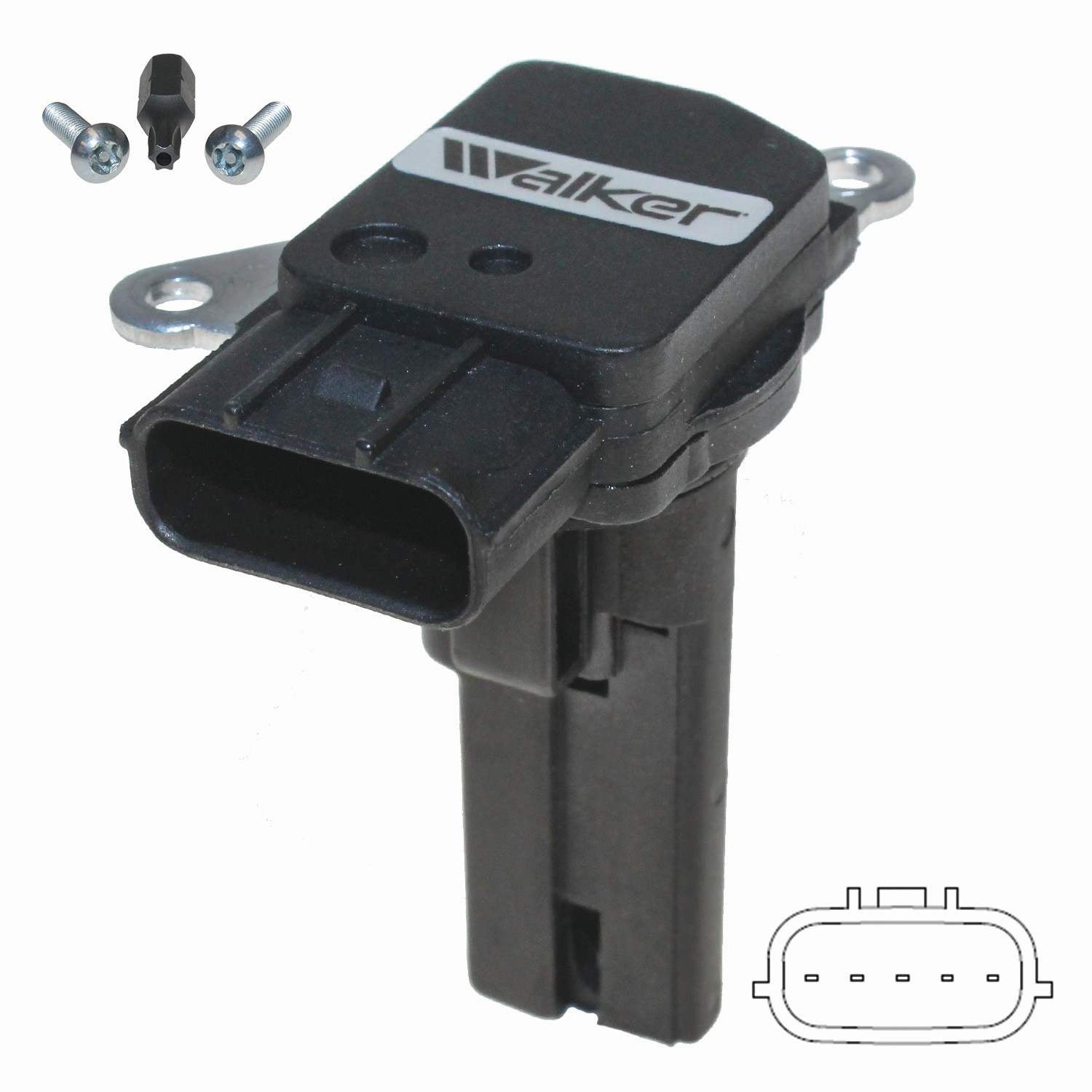 Walker Products Mass Air Flow Sensor 245-1236