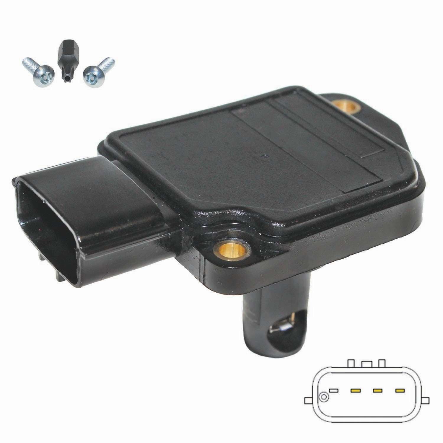 Walker Products Mass Air Flow Sensor 245-2156