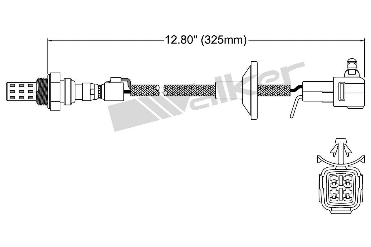 Walker Products Oxygen Sensor 250-22069