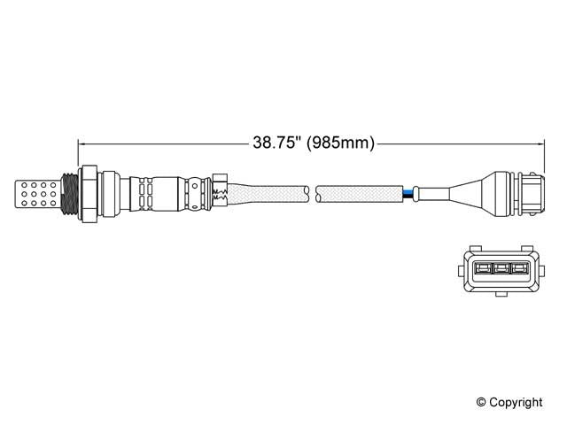 Walker Products Oxygen Sensor 250-23018