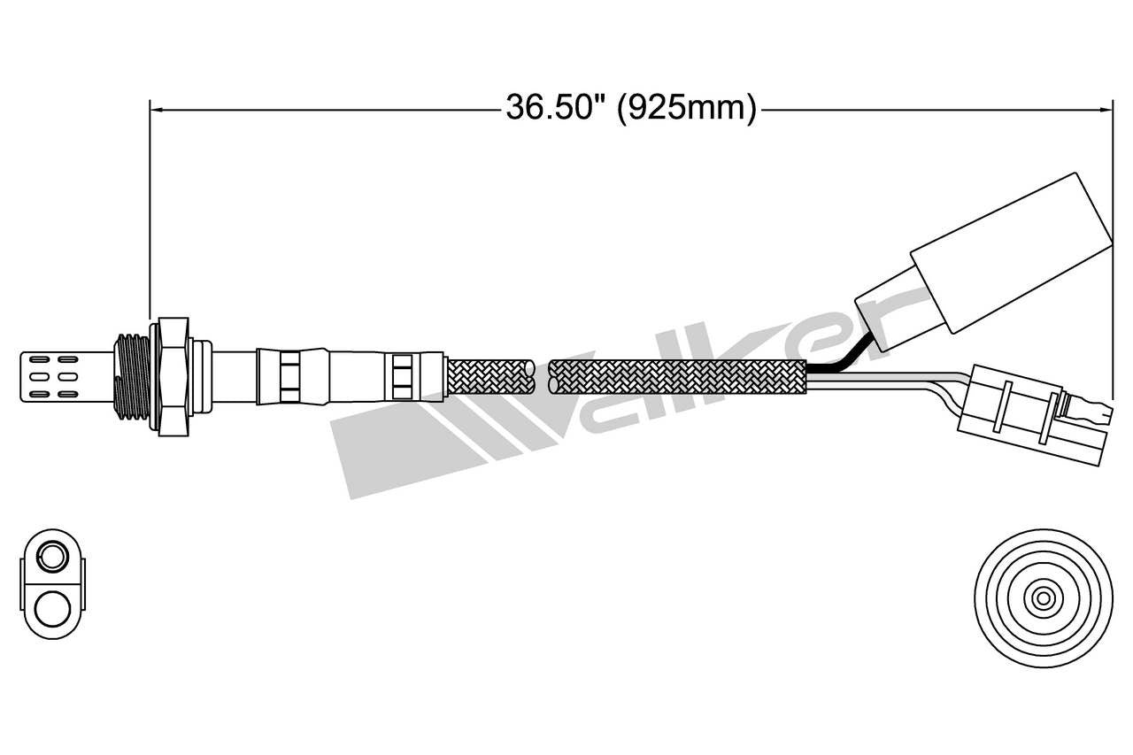 Walker Products Walker Products 250-23025 Oxygen Sensor 3-W Direct Fit 250-23025