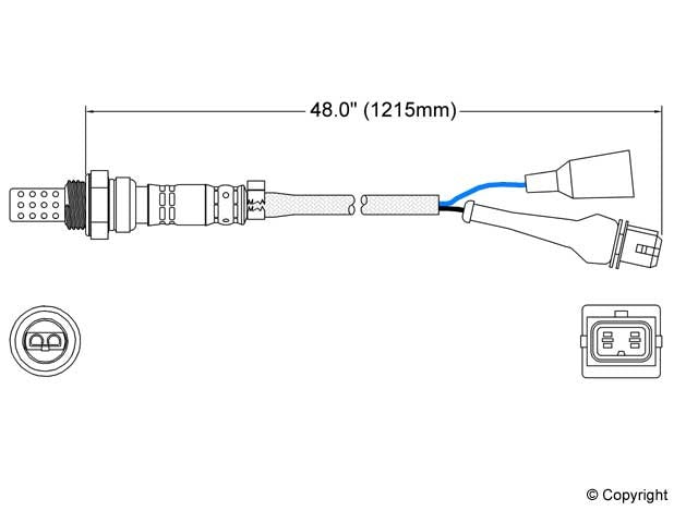 Walker Products Oxygen Sensor 250-23048