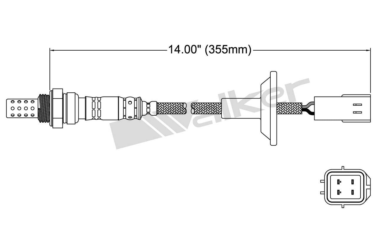 Walker Products Walker Products 250-24292 Oxygen Sensor 4-W Direct Fit 250-24292