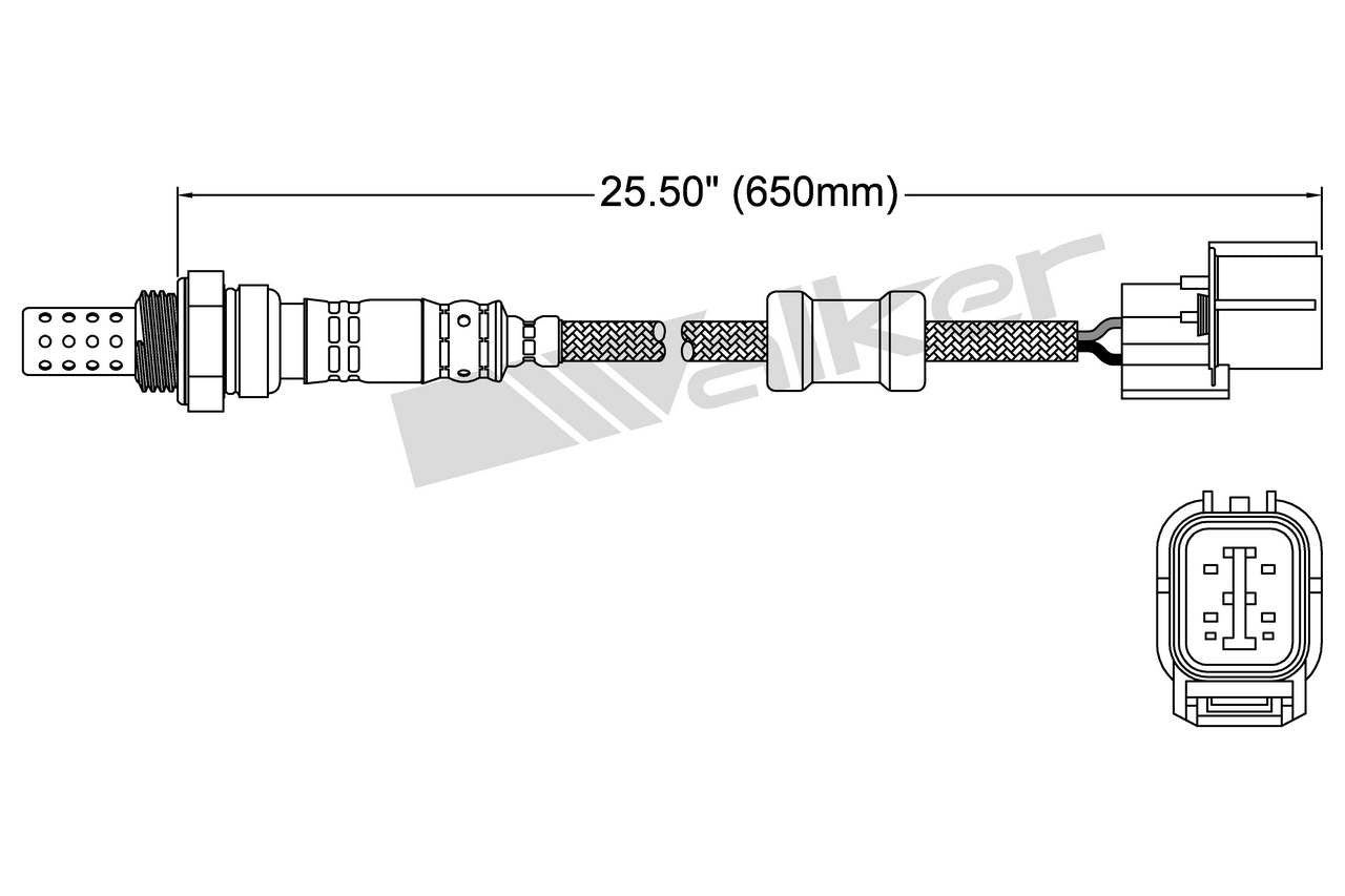 Walker Products Oxygen Sensor 250-24391